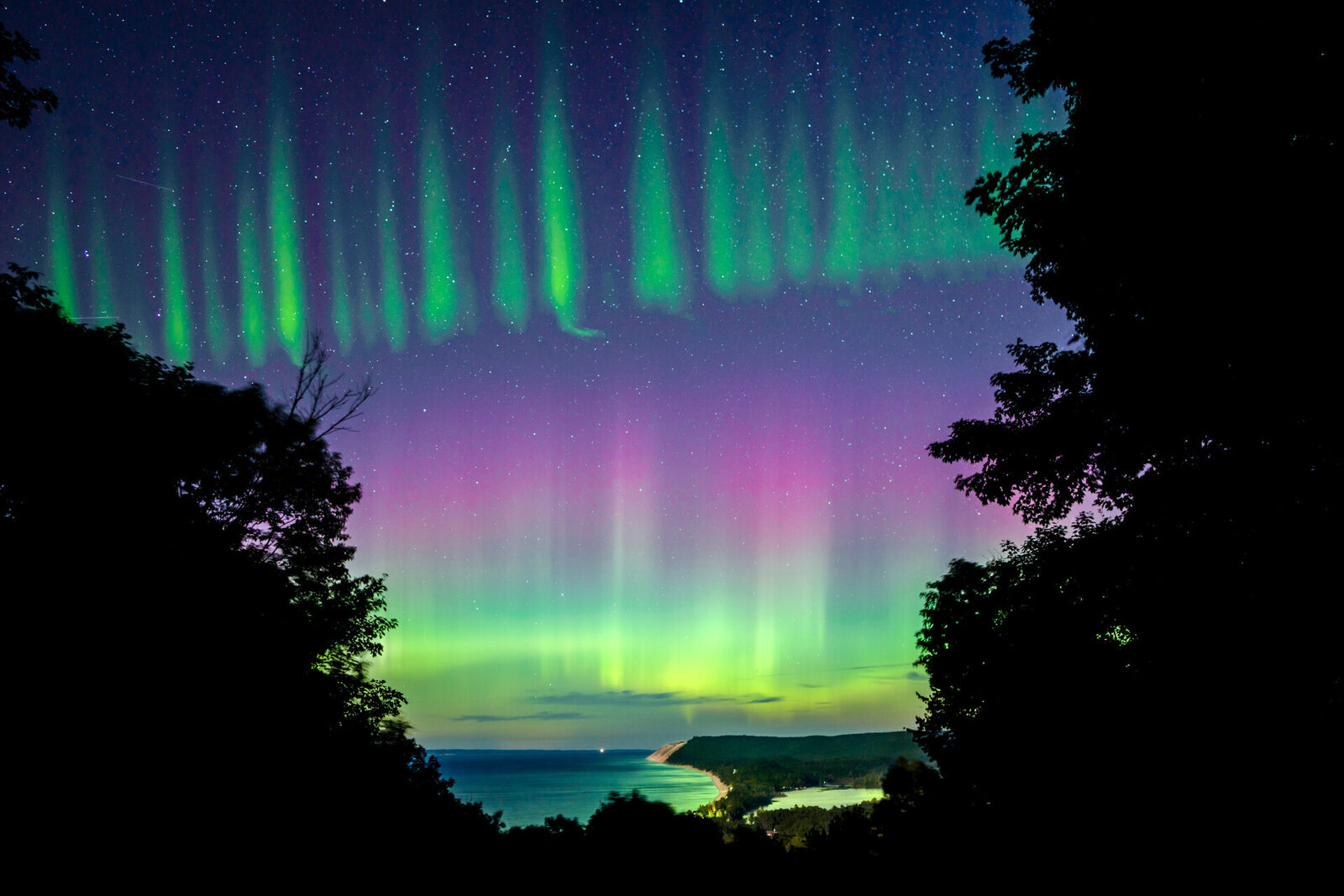 Sleeping Bear Dunes Aurora